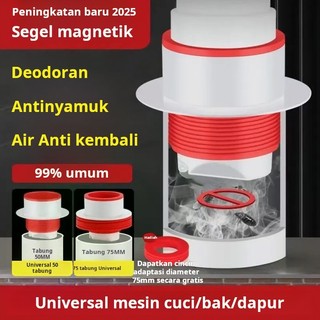 50 tabung 75 tabung deodoran universal penyegel cincin sumbat lantai saluran pembuangan anti bau pipa saluran pembuangan sumbat wastafel dapur katup periksa artefak