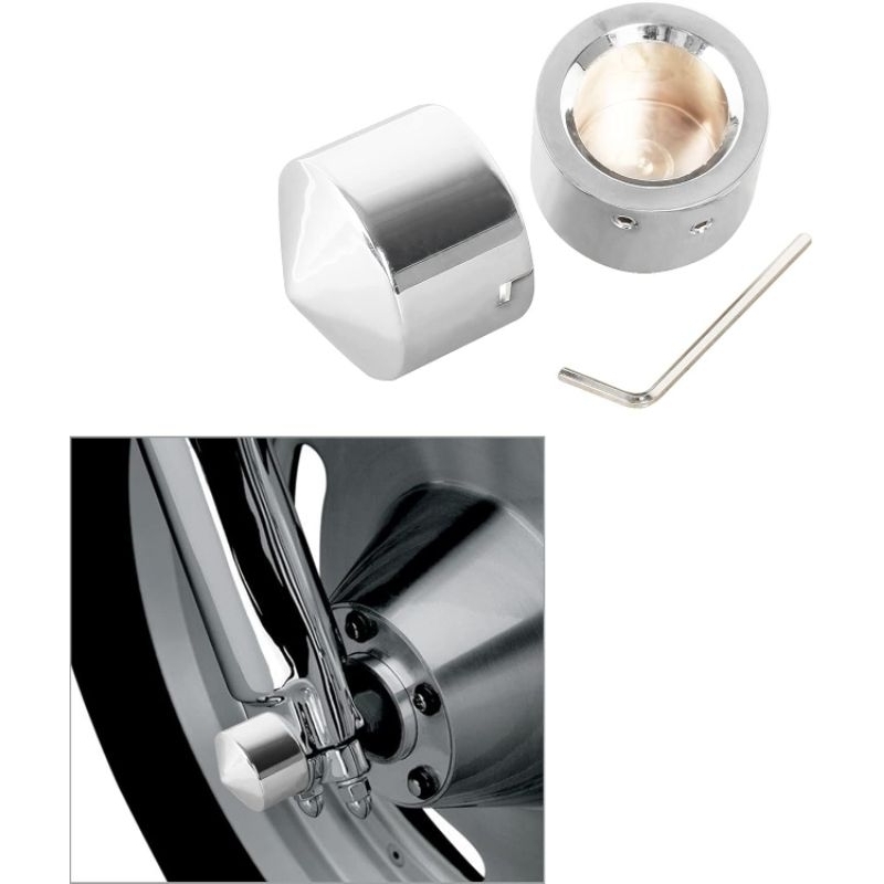 เพลาหน้า Nut ฝาครอบ Bolt Fit สําหรับ Harley Road King Road Street Glide 2008-2023 VRSC 2002-2011 XG5