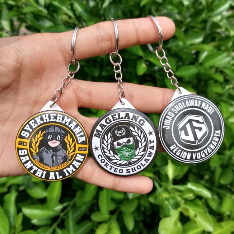 GANTUNGAN PRINT CUSTOM KEYCHAINS/RANDOM COMMUNITY ASSEMBLY ETC 44MM