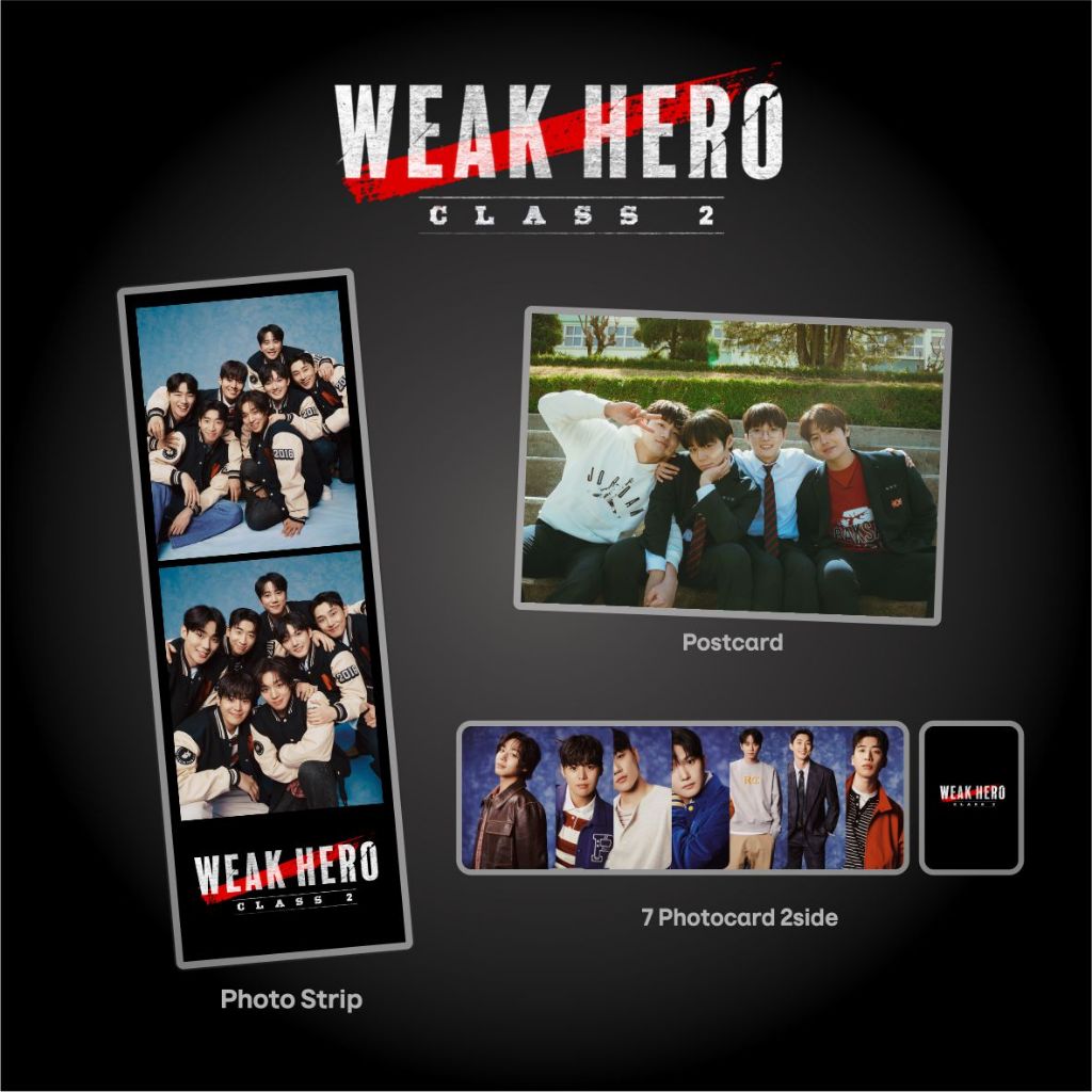 WEAK HERO CLASS 2 / FANKIT SET KDRAMA / PARK JIHOON / RYEUN / LEE JUNYOUNG / YOON SIEUN PARK HUMIN F