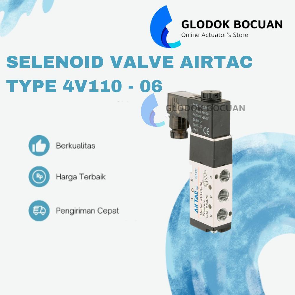 4v110-06 โซลินอยด์วาล์ว Airtac Type 4v 110-06