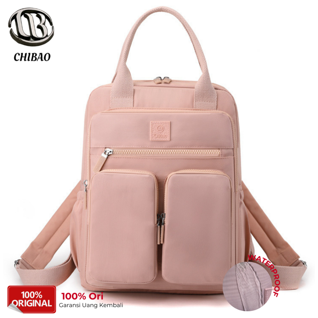 CHIBAO - Kairo 1977-AB Backpack to School laptop Backpack - กระเป๋าเป้ทํางานผู้หญิง