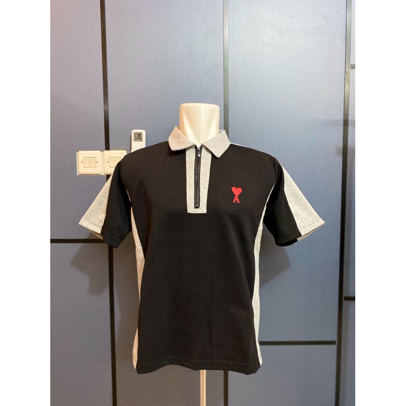 เสื้อยืดคอปกซิปนําเข้า * AM1* VIVIP QUALITY