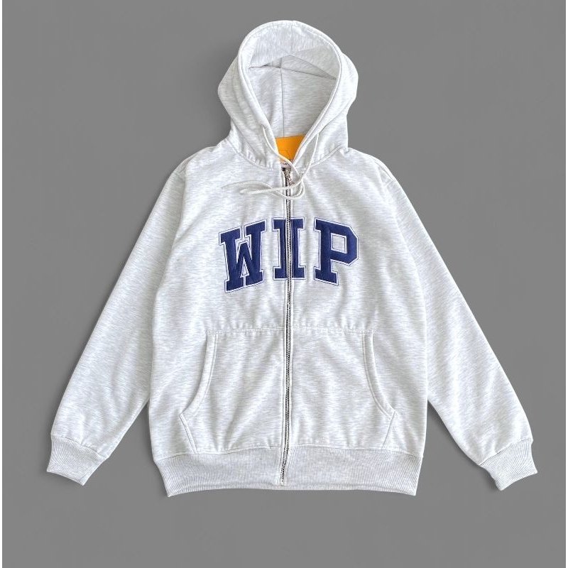 ZIPPER HOODIE WIP EMBROID