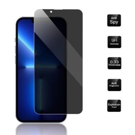 TEMPERED GLASS ANTI SPY FULL GLASS สําหรับ XIAOMI REDMI 8 8A 8A Pro 9 9 9A 9C 9T 10 10 5G 10A 10C 12