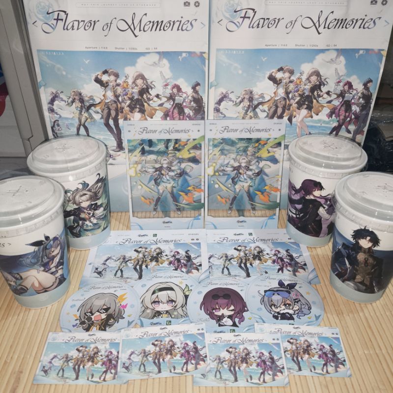 [สต็อกสุดท้าย!!] Be Coffee x Honkai Star Rail (HSR) Collaboration merch