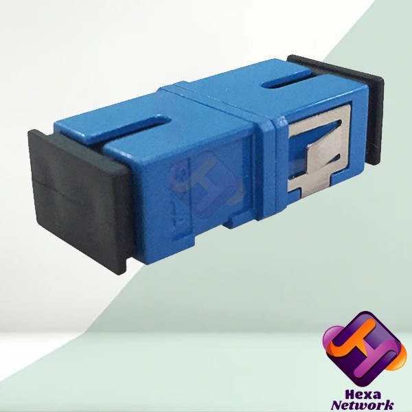 SC Fiber Optic Coupler SC/UPC Fiber Converter 100 ชิ้น (ไม่มีหู)