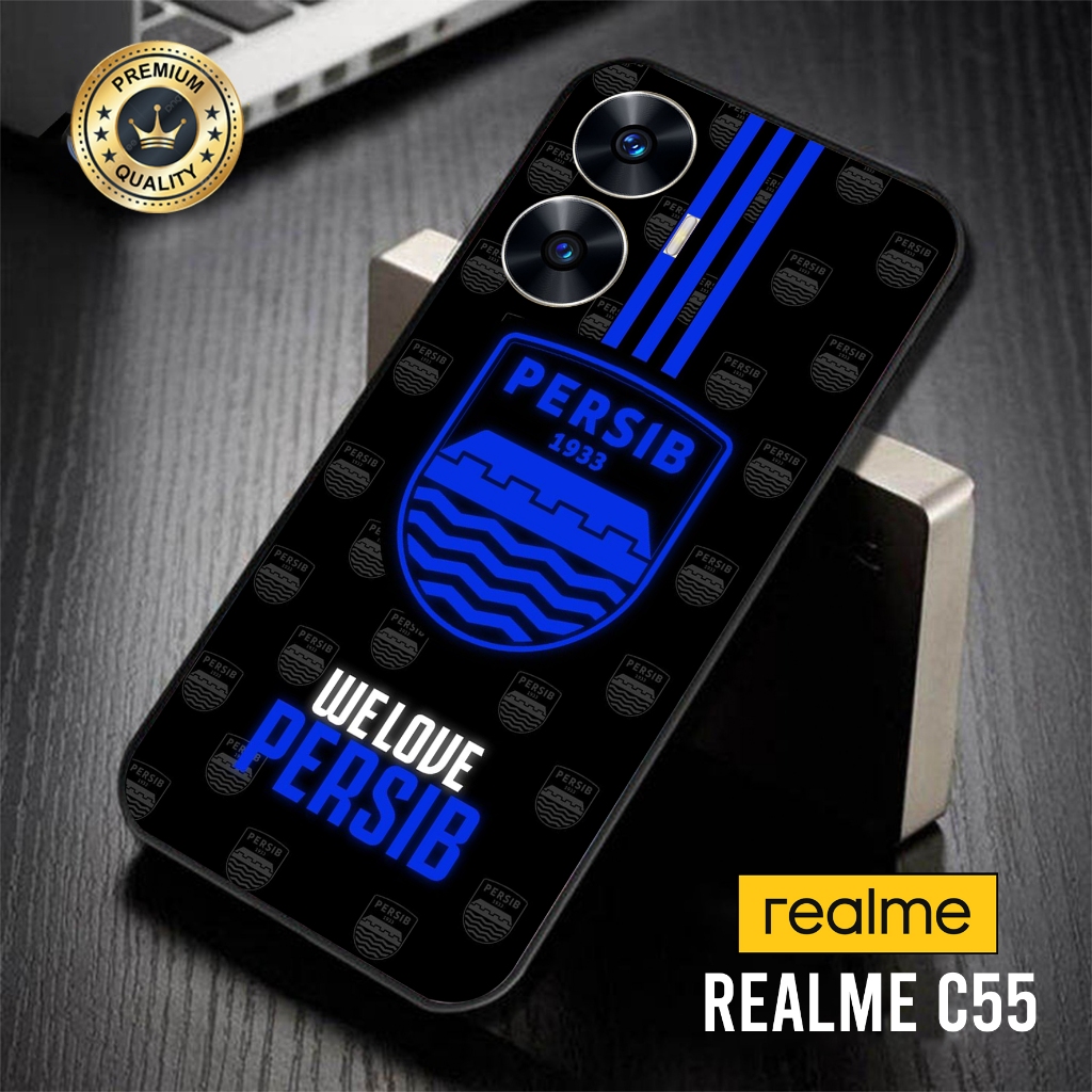 เคส HP REALME C55 - เคสโทรศัพท์ REALME C55 (Persib) - เคสโทรศัพท์ - REALME C55 Softcase - Phone Sili