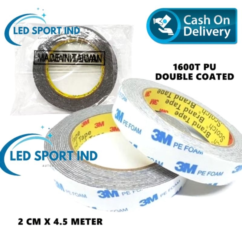 3M PE FOAM ORIGINAL DOUBLE TAPE 3M PE FOAM 23MM X 4.5M เทปโฟมย้อนกลับ