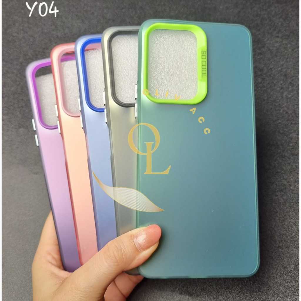 MACAROON CASE VIVO Y04 Y04S Y19S GT Y19S V40 5G V40 LITE X60 X60 PRO X70 PRO X80 PRO X100 X200 5G X2