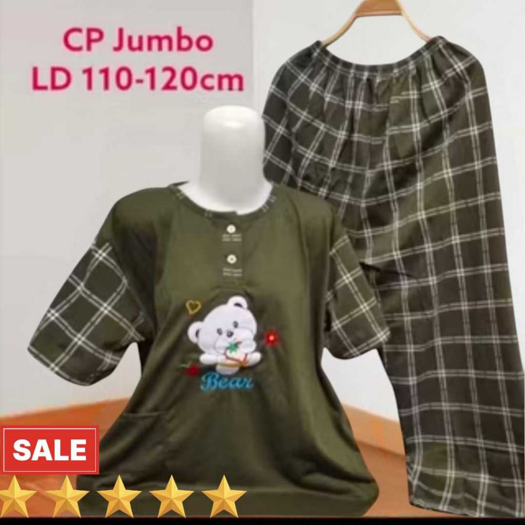 ผู้หญิง NIGHTWEAR กางเกงขายาว/JUMBO และมาตรฐาน CP/ADULT CP NIGHTWEAR SET Ld 120 JUMBO