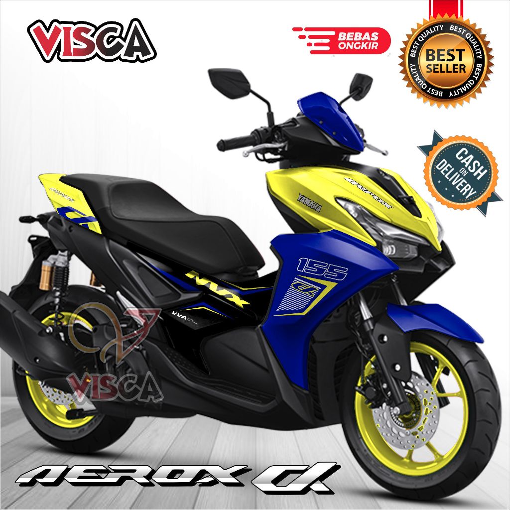 รูปลอก Aerox Alpha Full Body สติกเกอร์ Aerox CX 2025 Cool Striping Aerox Alpha Cx 2025 รูปลอก Variat