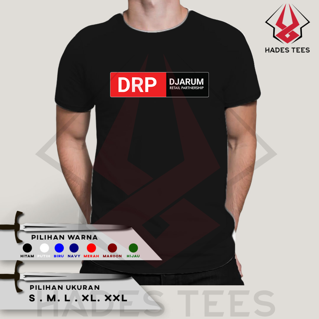เสื้อยืด DRP Djarum Retail Partnership Company Clothes - Hades Tees
