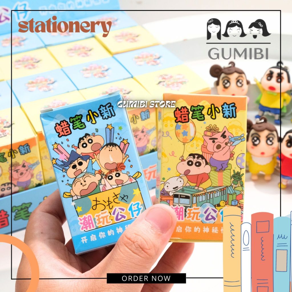 GANTUNGAN MYSTERY SINCHAN KEYCHAIN BLIND BOX CUTE SINCHAN KEYCHAIN