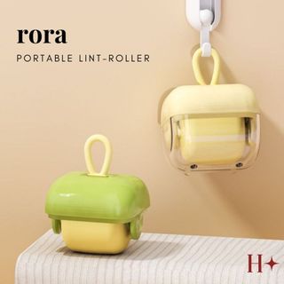 Hostar Rora Lint Roller Portable Reusable Travel Alat Pembersih Bulu Rol Pakai Ulang Pet Hair Lint Debu Rambut Kuat Praktis