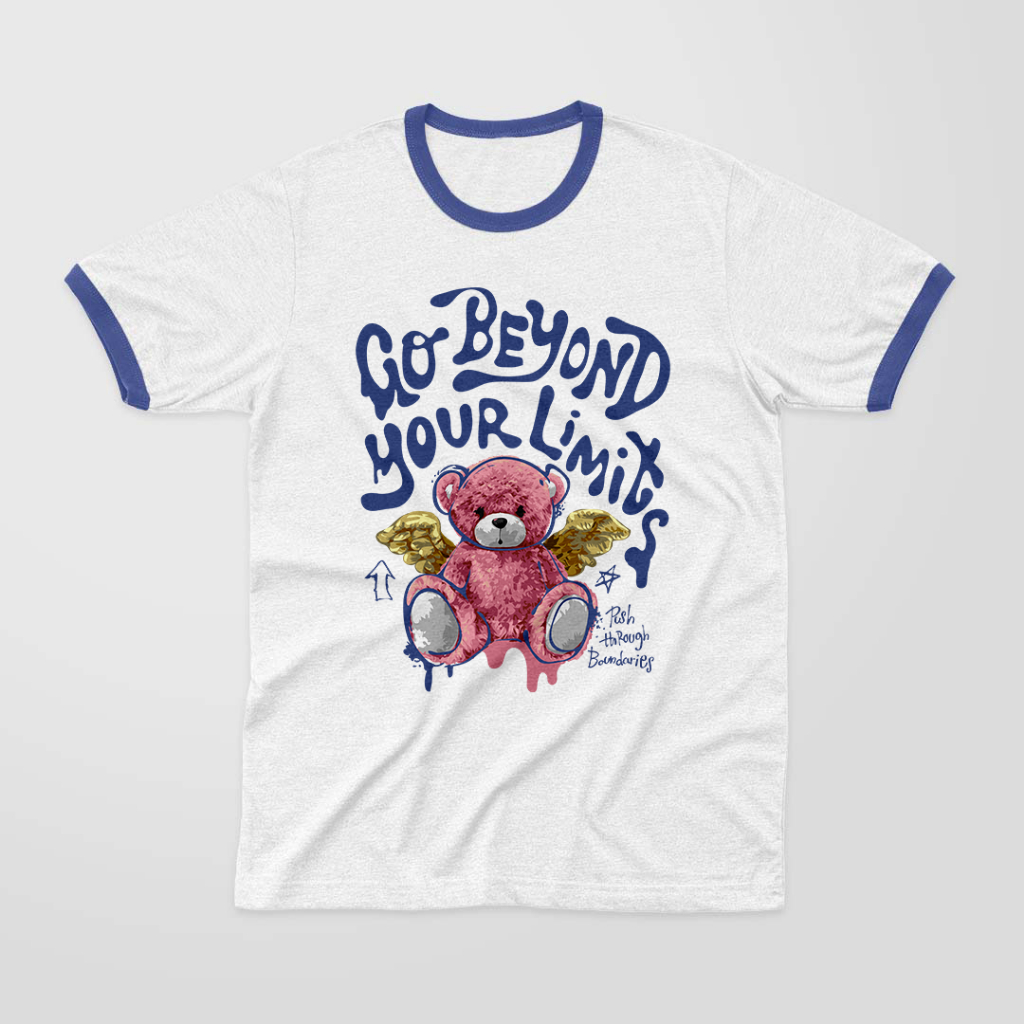 เสื้อยืด DEATHLESS RINGER | หมีน่ารัก | RINGER SERIES