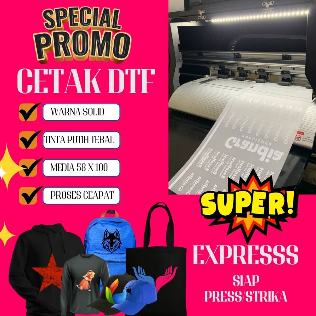 DTF PRINTING SERVICES 1 เมตร / DTF METER / DTF COSTUME / DTF A3 / DTF PLAIN เสื้อยืด
