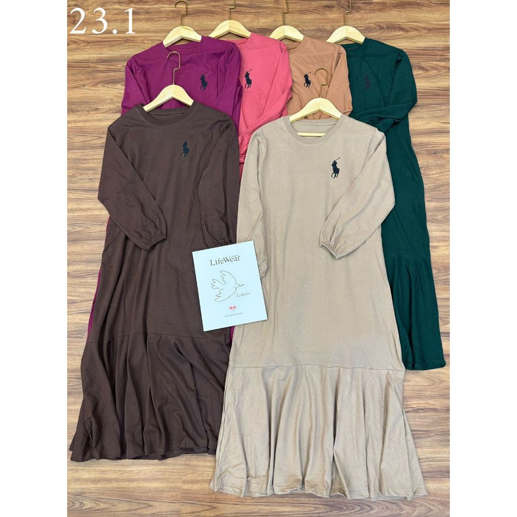 HAPPY SHOP - ผู้หญิง GAMIS DRESS V23.2 V23 V23.1 (รุ่น FRIED) VERY COOL