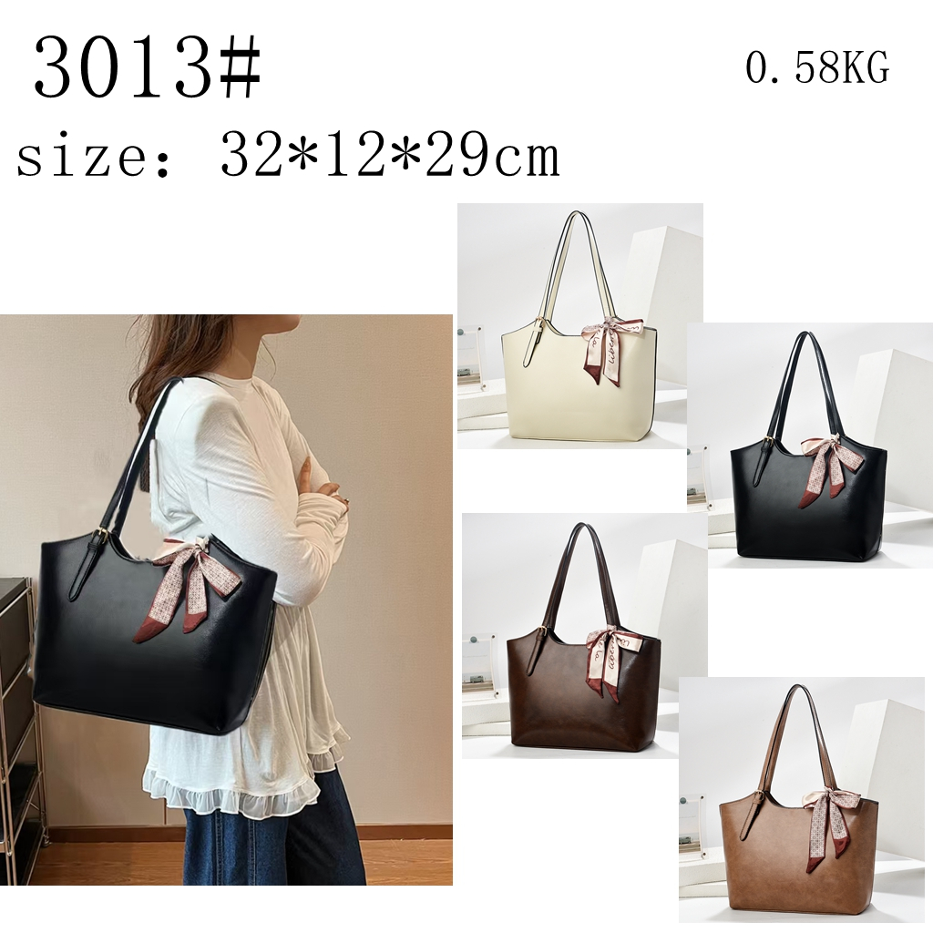 3013 JR Womens Tote Bag Fashion Womens Bucket Bag ล่าสุด + ล่าสุด 32*12*29 Cm