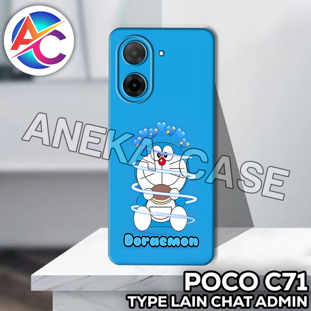 AC58/Case Poco C71/Girl Motif/softcase Poco C71/casing Poco C71/silicone Poco C71