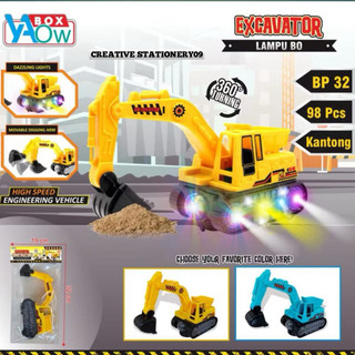 BP32 Mainan Anak Lampu Excavator / BEKO / Mobil Truk Truck Mainan Lampu Baterai BP 32