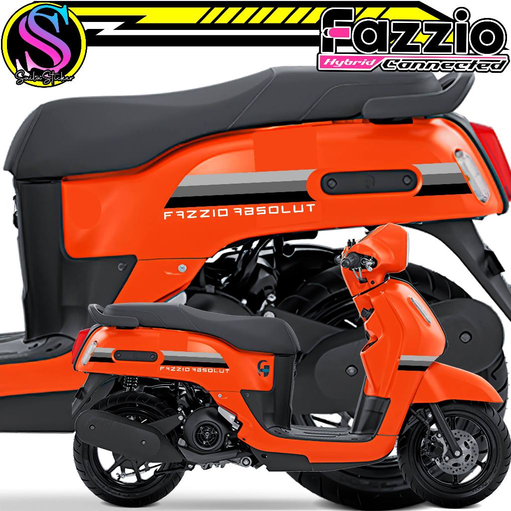 534/TRPING YAMAHA FAZZIO/FAZZIO ABSOLUT WRITING สติ๊กเกอร์/FAZZIO FLAG STRIPING/สติ๊กเกอร์เส้นสี