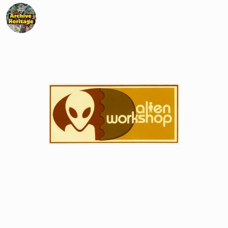 Alien Workshop aws สเก็ตบอร์ด vtg สติ๊กเกอร์