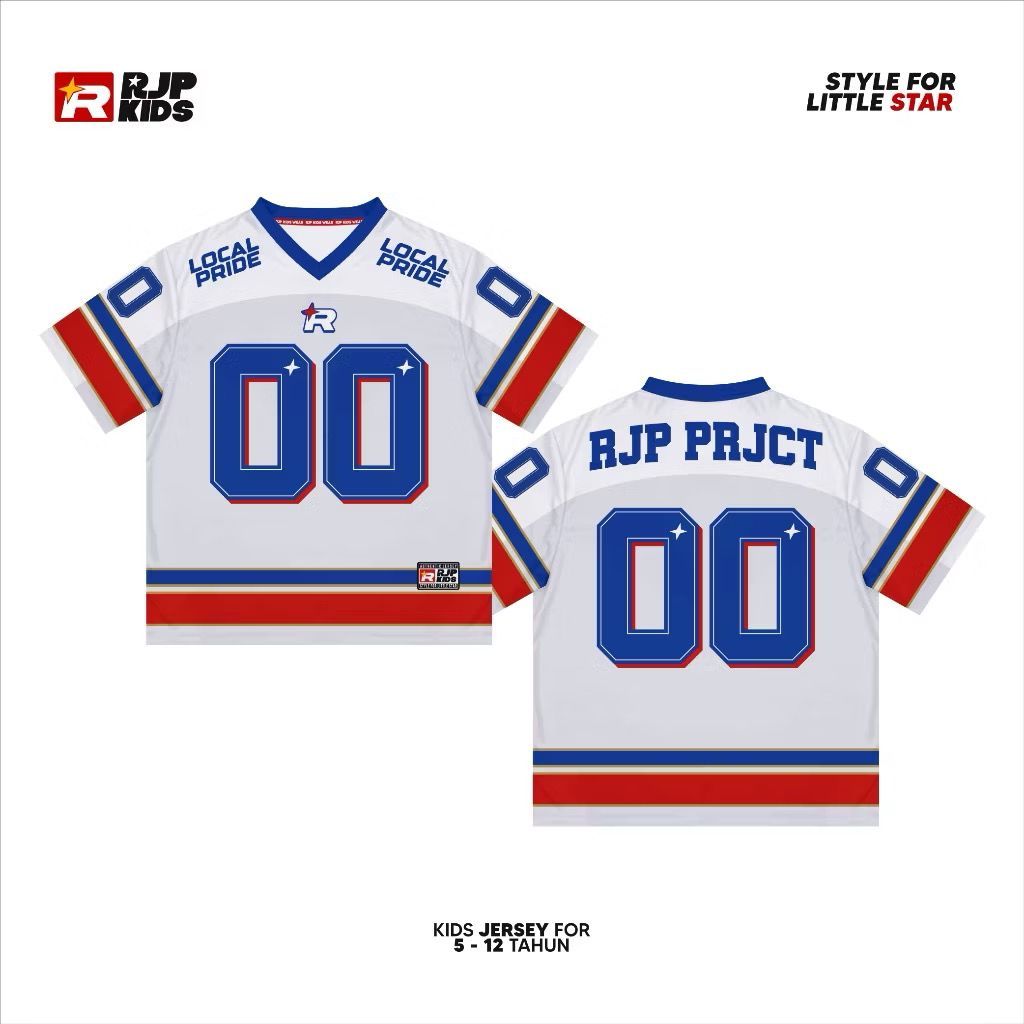 CHIROKIDS RJP Kids Jersey Anak Local Pride RJ Project 00 //OVERSIZE Kids JERSEY // VINTAGE JERSEY