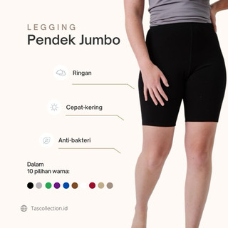 legging pendek lejing wanita legging jumbo leging wanita short leging jumbo