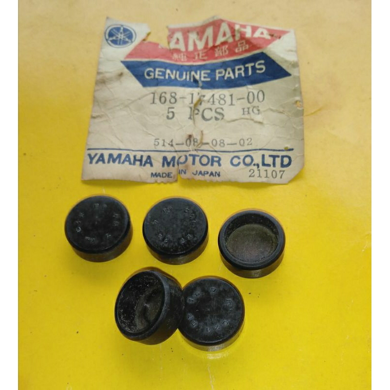 MESIN ปลั๊กตาบอดซีลยางฝาครอบข้อเหวี่ยงเครื่องยนต์ YAMAHA GT80 YZ80 DT80 168-17481-00