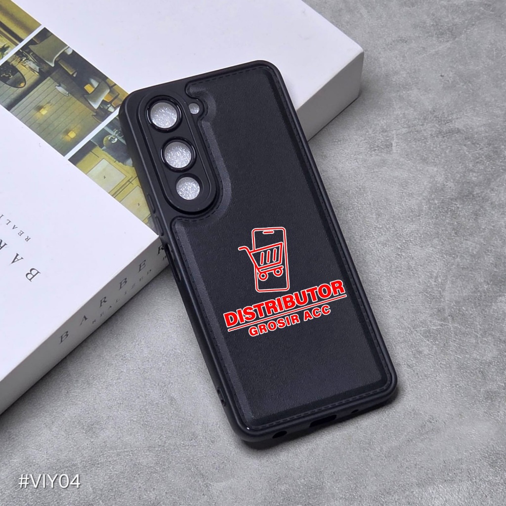 VIVO Y19S GT VIVO Y04S VIVO Y04 CASE LEATHER PRO CASE สีดํา VIVO Y19S GT VIVO Y04S VIVO Y04