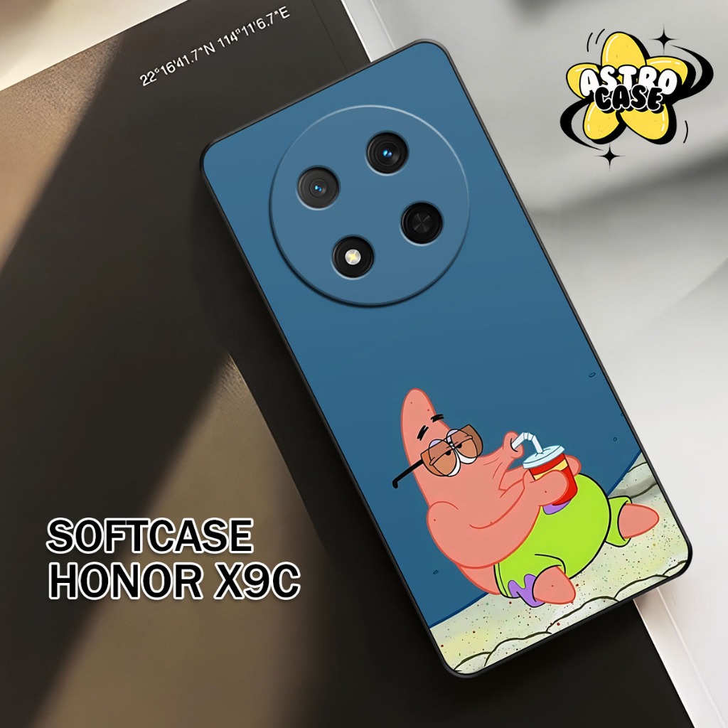 HP Honor X9C New Softcase Procamera ล่าสุด Honor Phone Case Motif Spongebob Quality Case - Honor - H