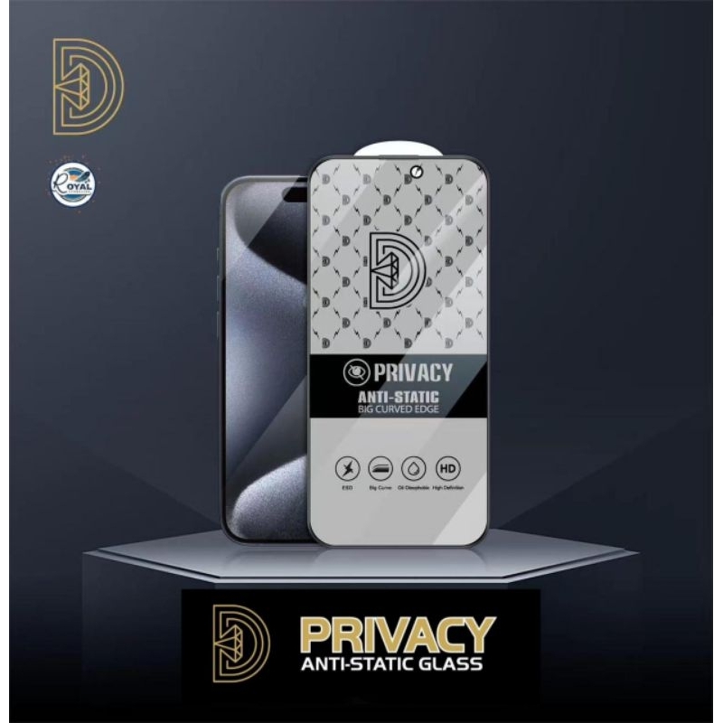 กระจกนิรภัย Anti Static SPY Diamond Privacy SAMSUNG A24 A34 A54 A15 A25 A35 A55 A16 A26 A36 A56 M02 