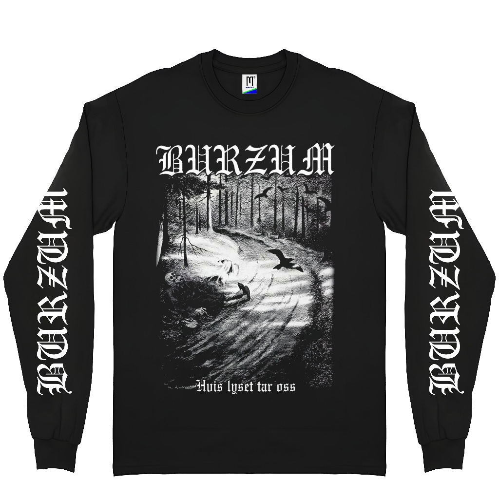 เสื้อยืด LONG SLEEVE BURZUM - Hvis Lyset Tar Oss | เสื้อยืดเพลง | เสื้อยืดวง | บูทแล็ก |