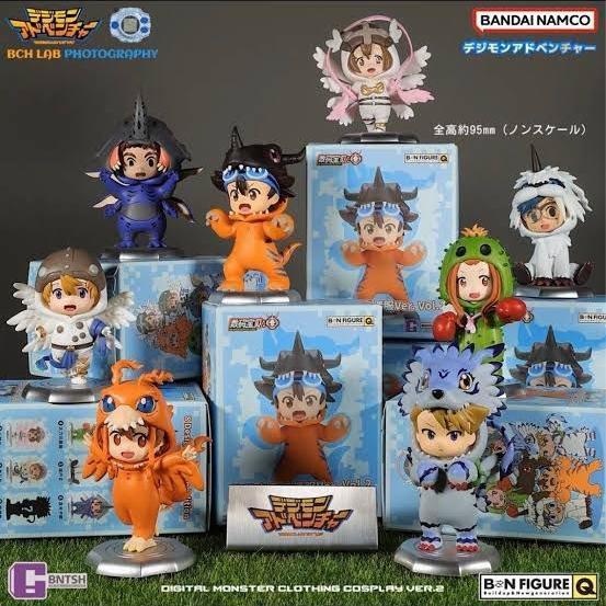 BN Figure Q Digimon Adventure Costume Figure Vol. 2 - BNQ B&Q [กล่องตาบอด]