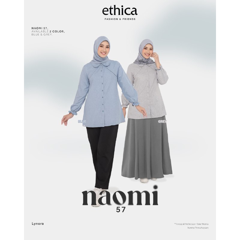 KEMEJA ETHICA BLOUSE/SHIRT NAOMI 57 ใหม่ล่าสุด 2025