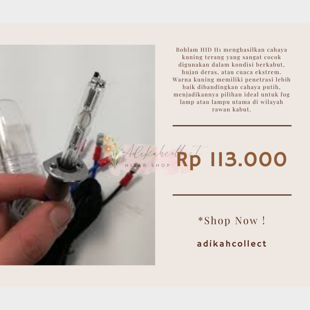 HID H1 Cnlight Bulb ไฟหน้ารถ 6000K HID พร้อมส่ง