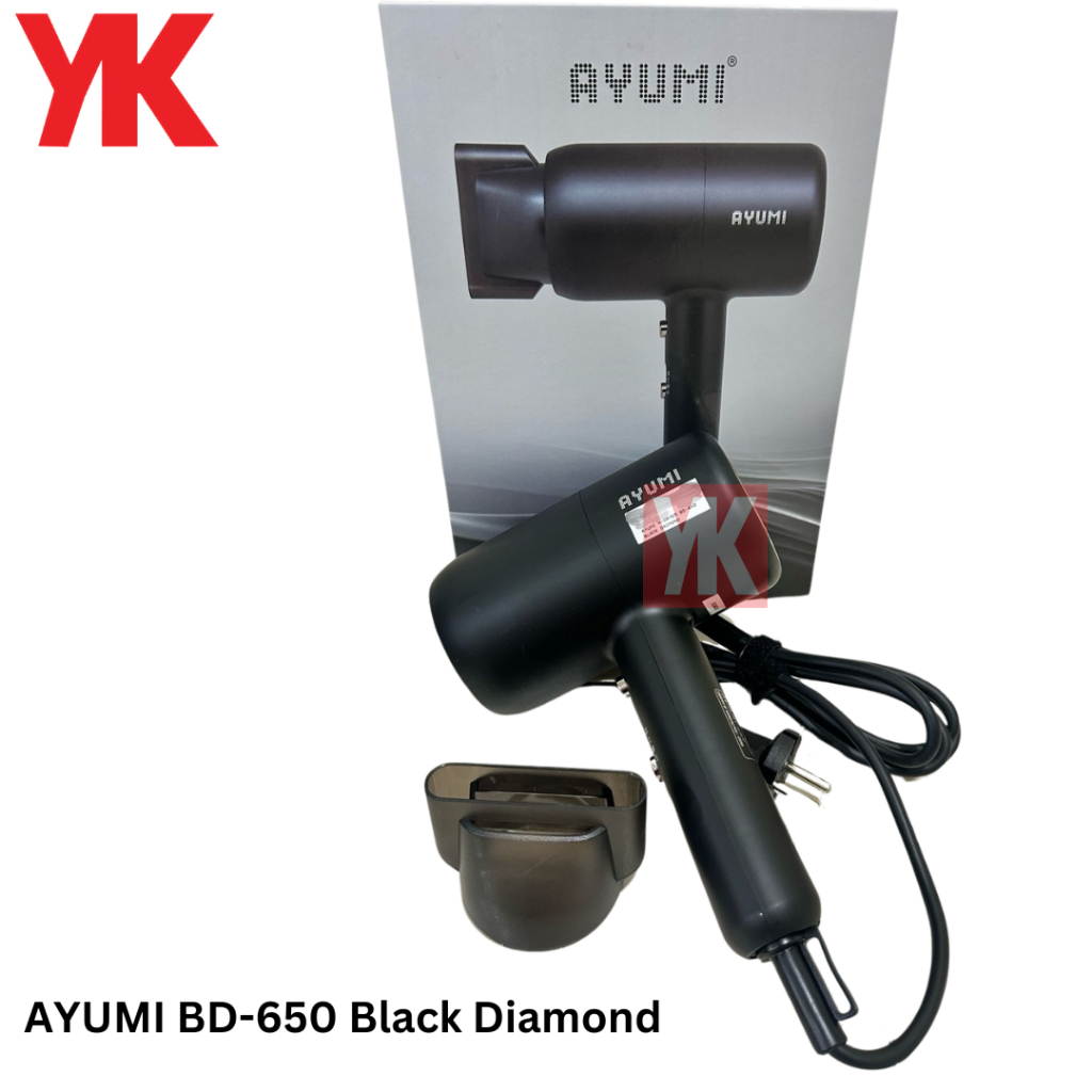 YK - AYUMI ไดร์เป่าผม Black Diamond BD-650 |650 วัตต์