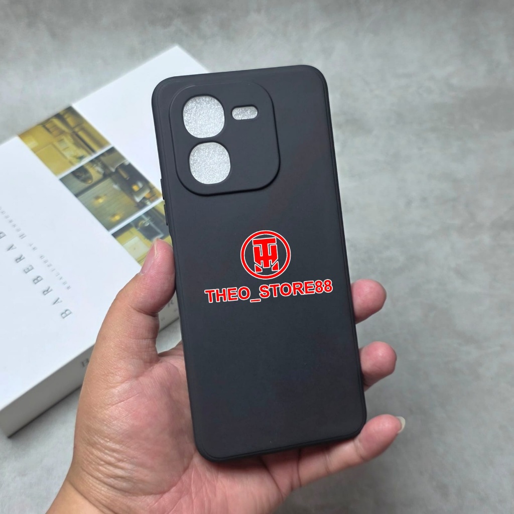 IQOO Z9X CASE MACAROON BLACK SOFT CASE BLACK PREMIUM IQOO Z9X