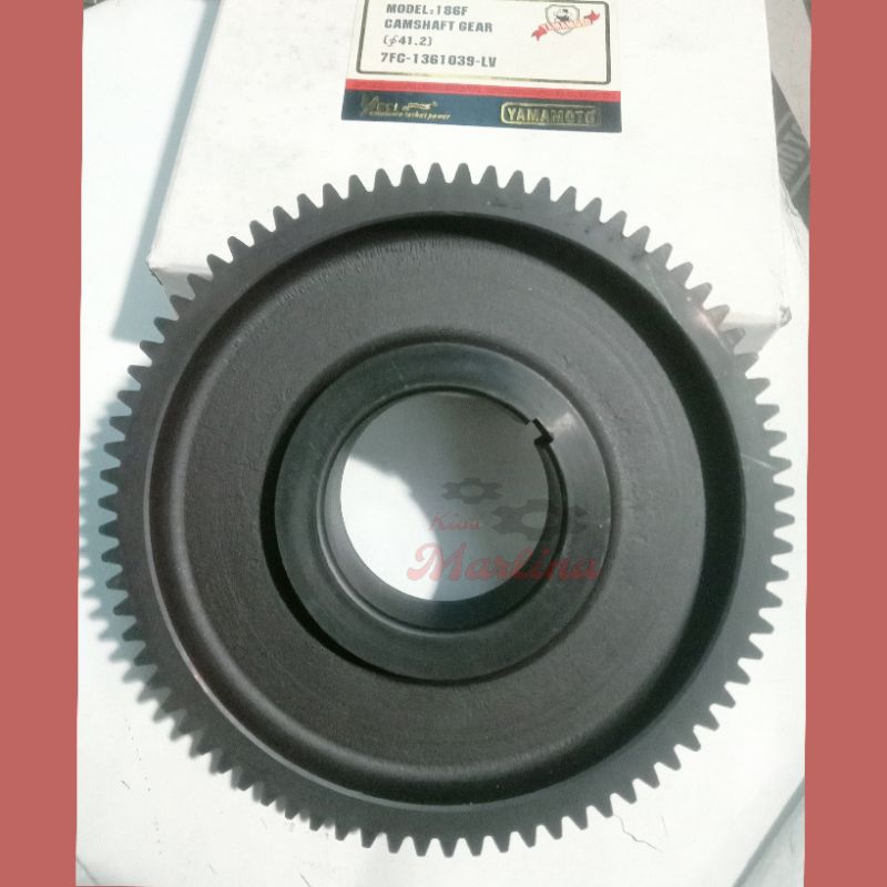 186F/186FA เกียร์เพลาลูกเบี้ยว/เกียร์ nok As (78T) Yamamoto