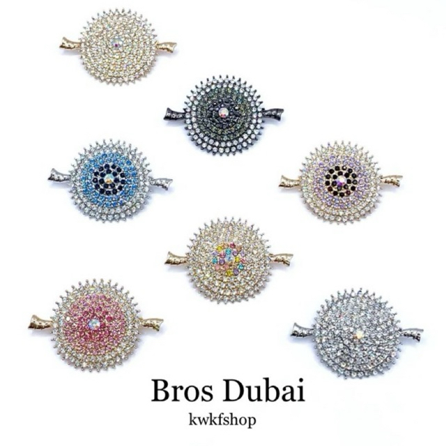 DUBAI SHOULDER BroCH SIZE 2.5cm PREMIUM GEMS DUBAI BroCH
