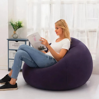 Sofa Bentuk Bulat Big Ultra Bean / Sofa Bag/Oval Beans Beanbag size more bigger Bean Bag