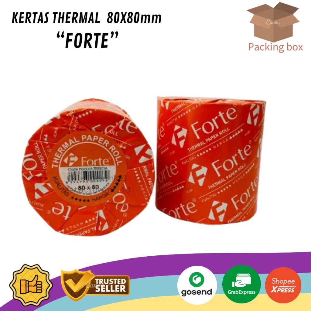 กระดาษเทอร์มอล 80 x 80 FORTE