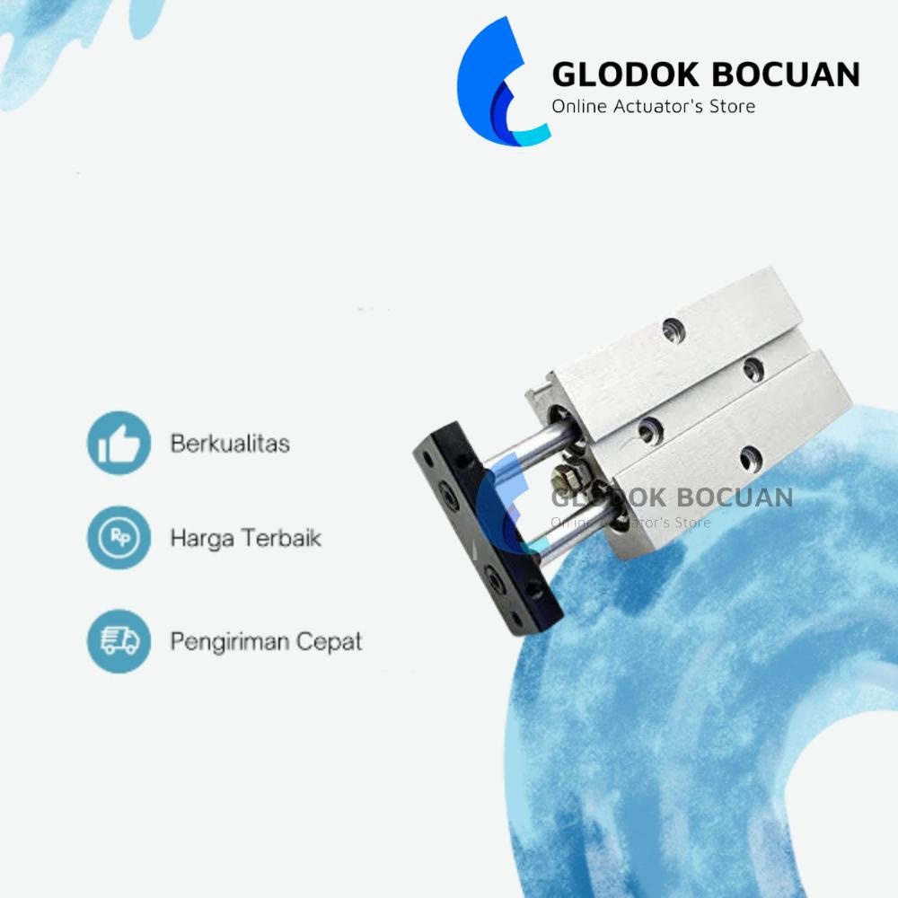 TN 20x20 กระบอกลม ก้านคู่ / กระบอกลม TN 20 x 20