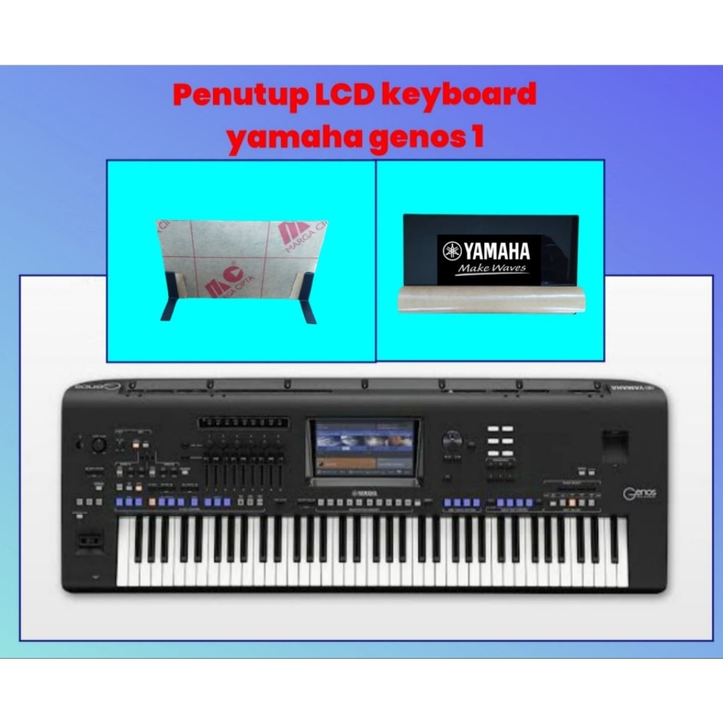 Yamaha genos 1 ฟิล์มกันรอยคีย์บอร์ด LCD