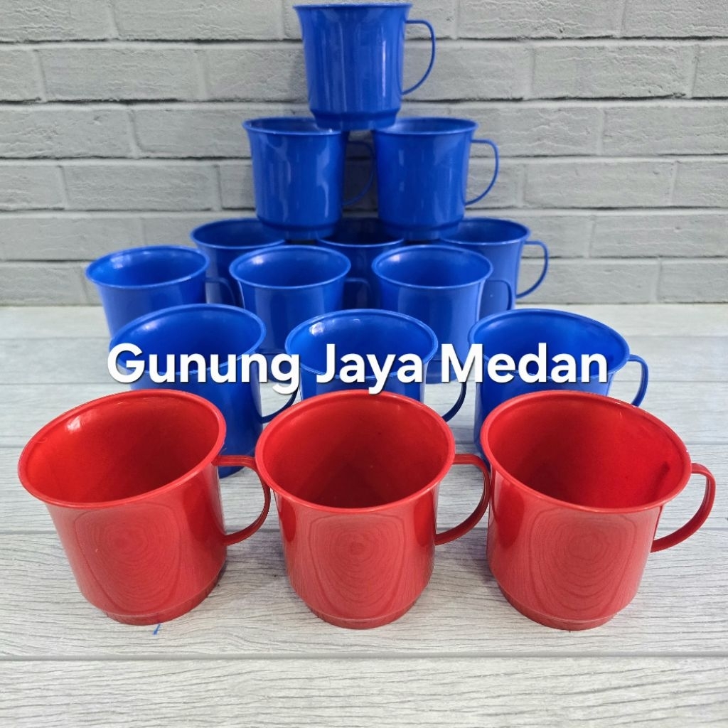 12 ชิ้น GM 168 ถ้วยจับพลาสติกสีซุปเปอร์