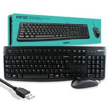 เมาส์คีย์บอร์ด USB Logitech MK120 ของแท้ 100%