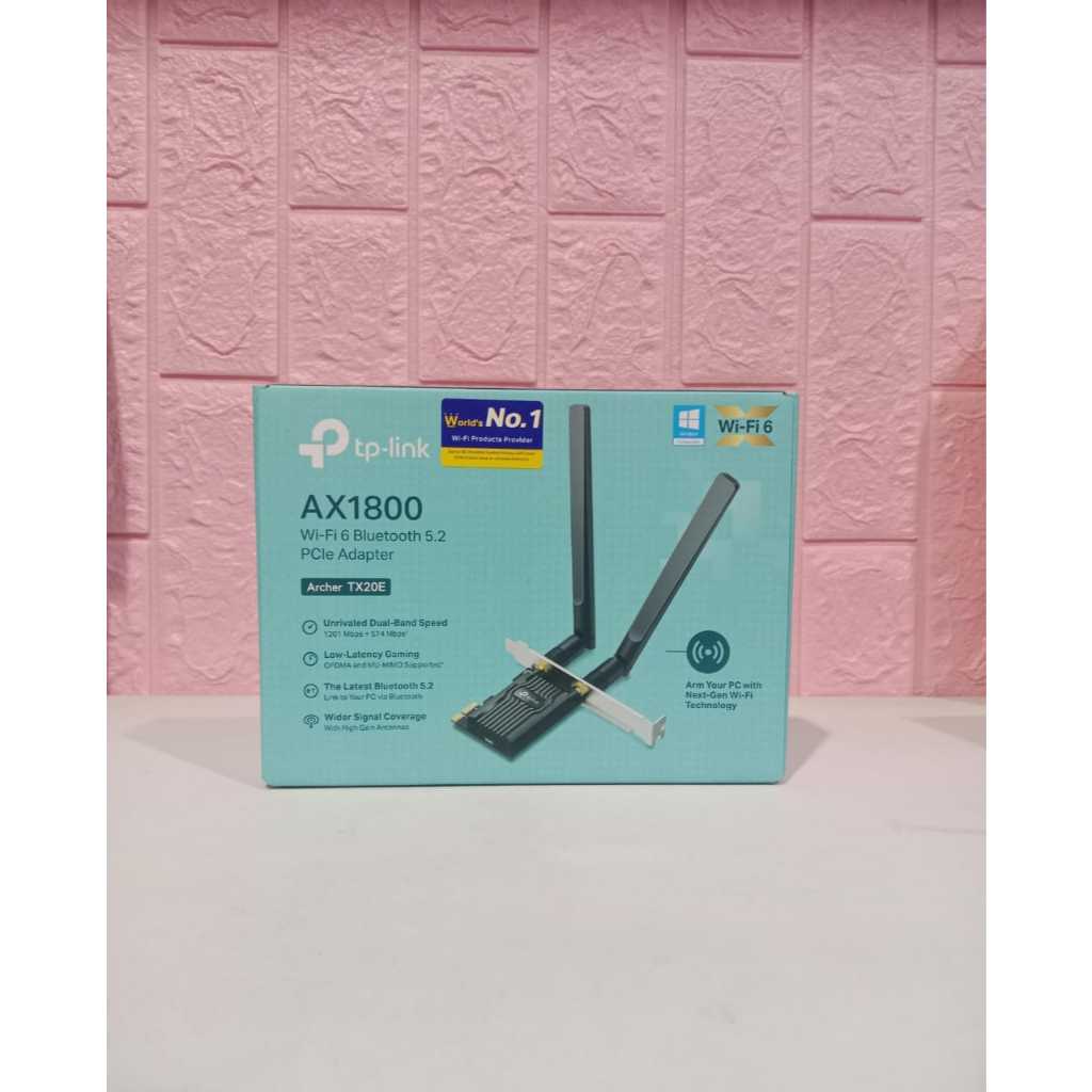 Tp link Archer TX20E AX1800 Wi-Fi 6 Bluetooth 5.2 PCIe Adapter