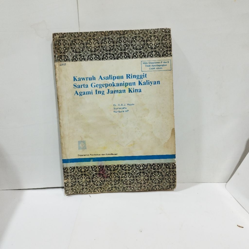 Kawruh Original Ringgit Sarta Gegepoon Kaliyan Agami Ing Jaman