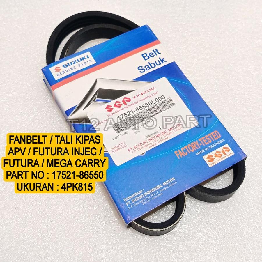เข็มขัดพัดลม VAN BELT VBELT SUZUKI APV FUTURA EFI INJECTION MEGA CARRY FANBELT 4PK815 4PK 815 17521-